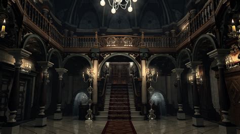 resident evil remake mansion.